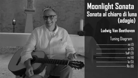 Giovanni Monoscalco suona la Sonata al chiaro di luna di Beethoven con accordatura preparata